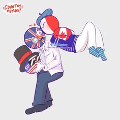 france x uk countryhumans