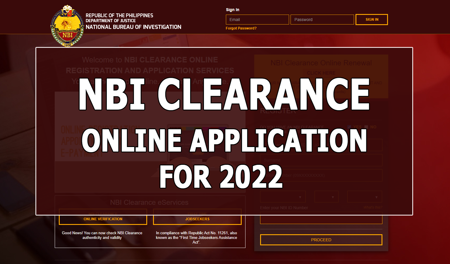 nbi clearance online