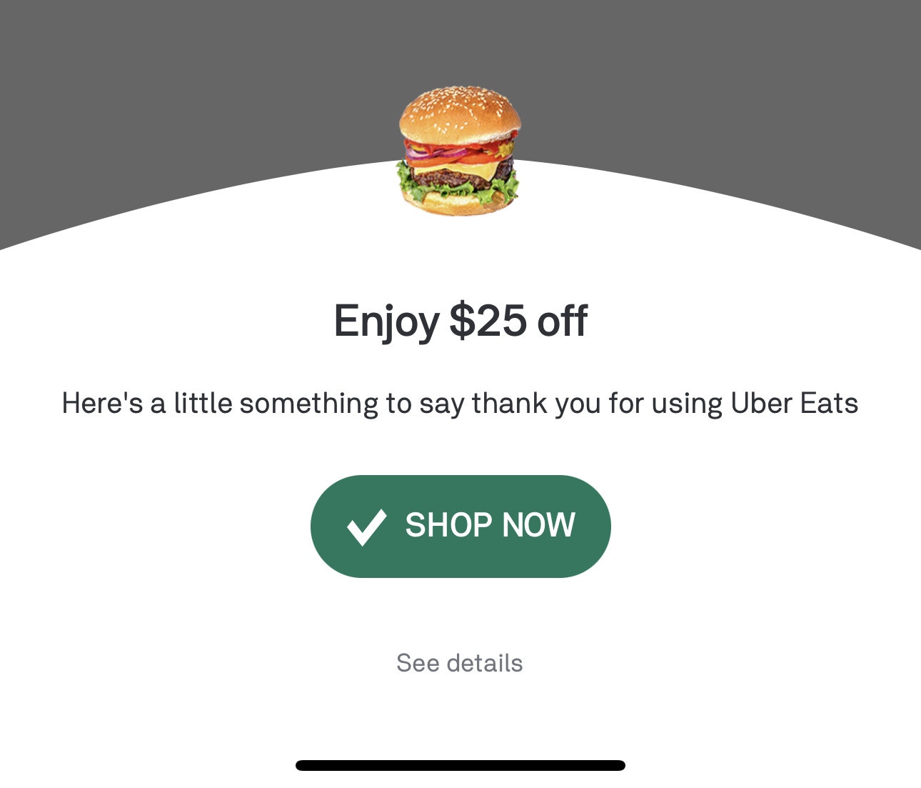 25 off uber eats promo code