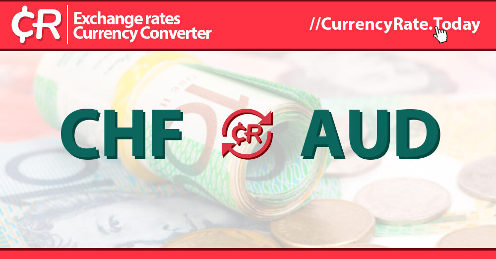 convert swiss francs to australian dollars