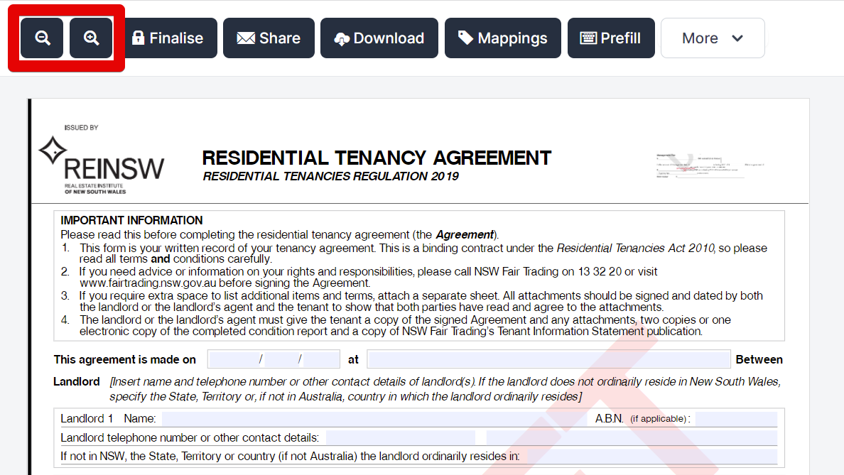 rei forms nsw