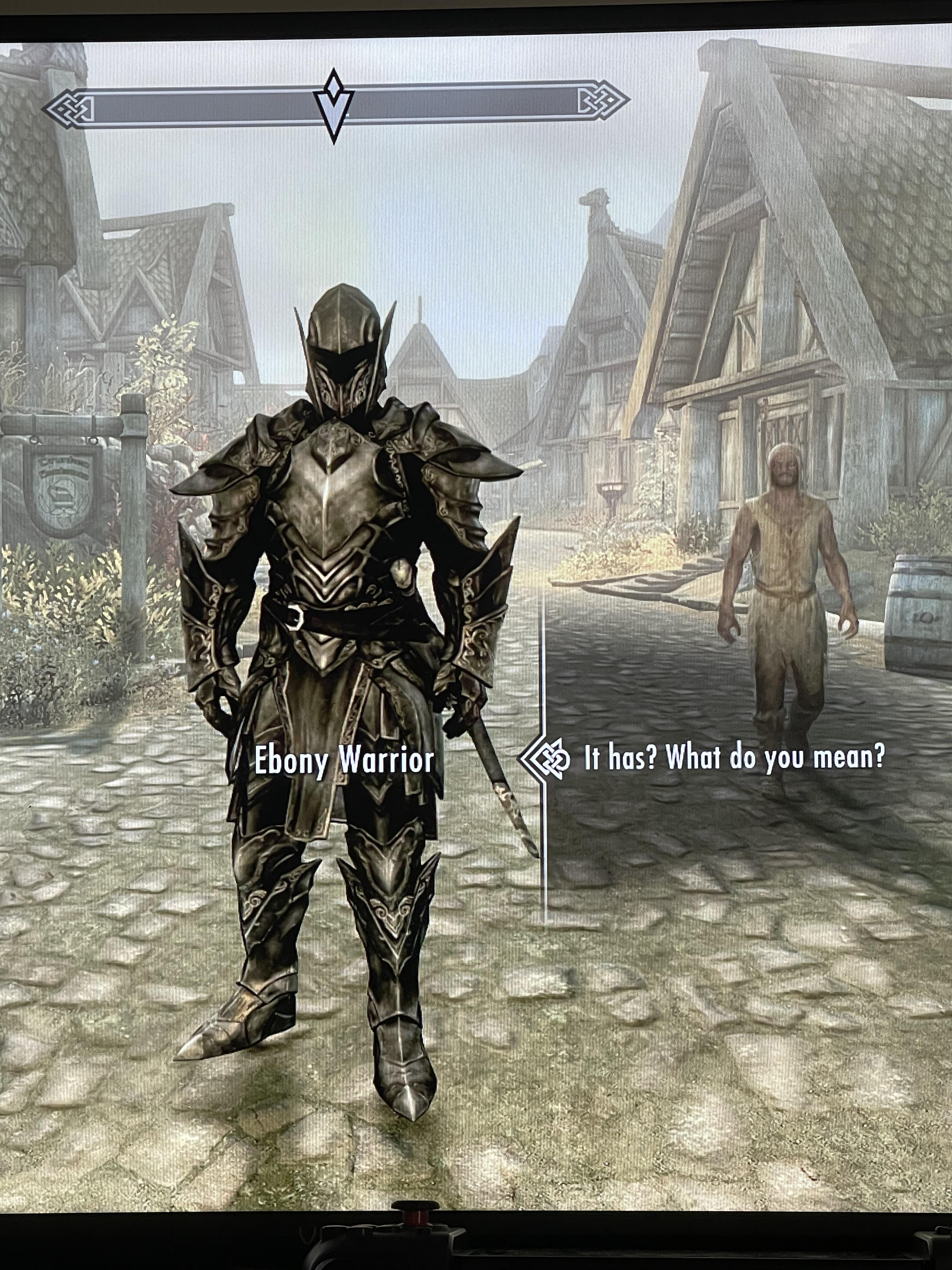 the ebony warrior skyrim