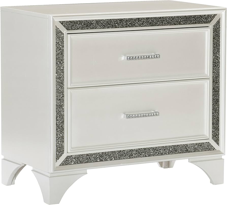 30 inch nightstand white