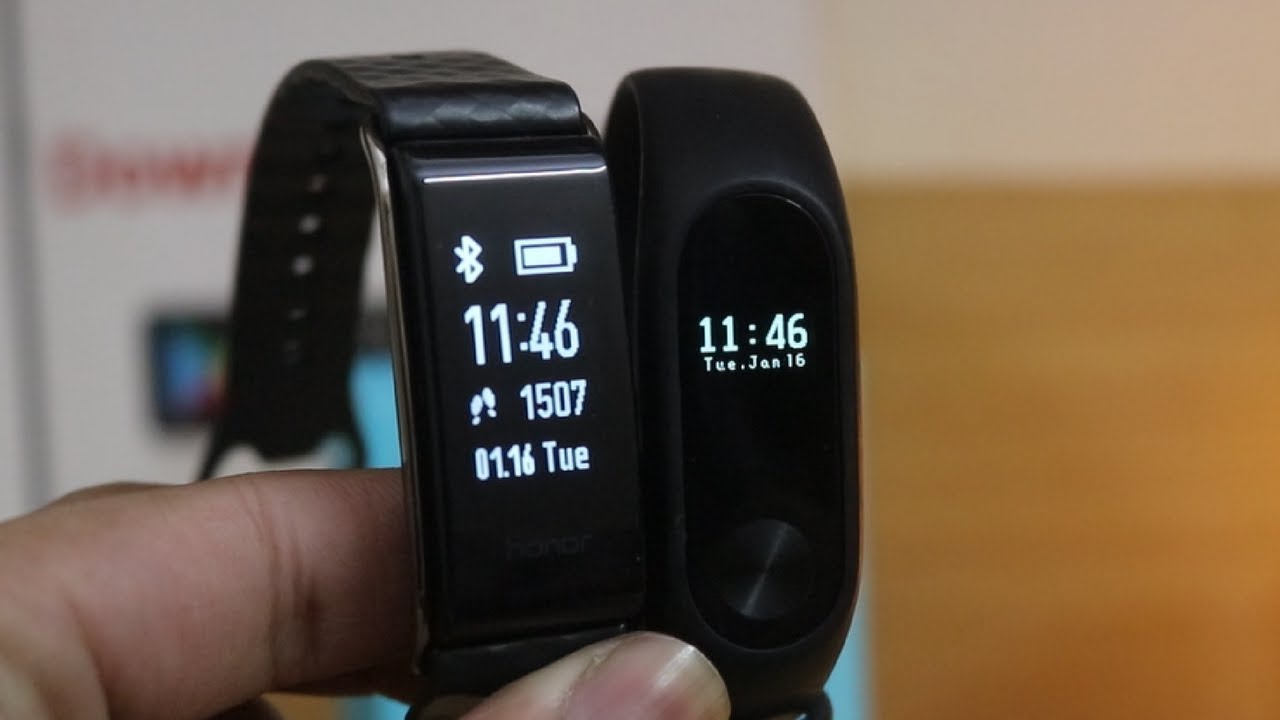 huawei color band a2 vs mi band 3