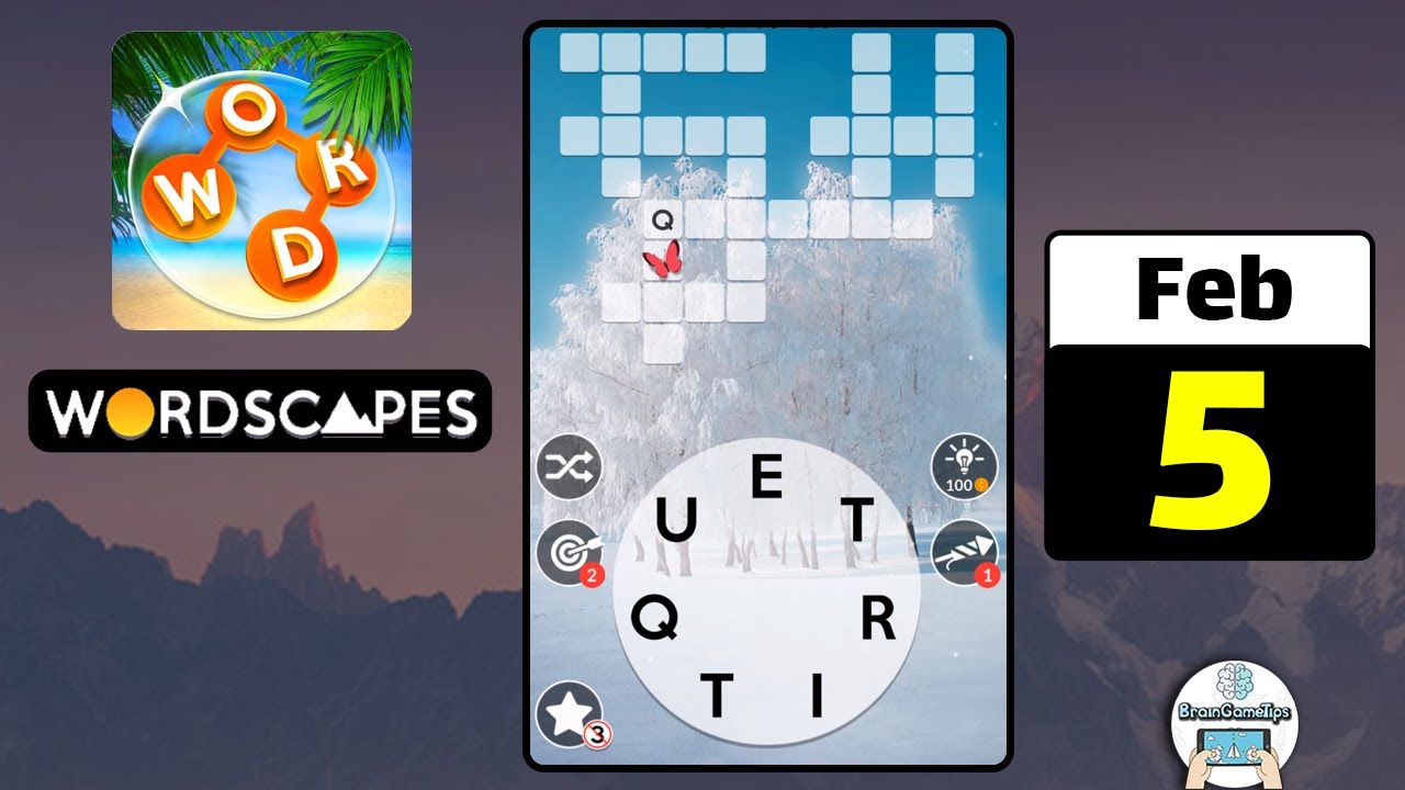 wordscapes daily puzzle february 5 2023