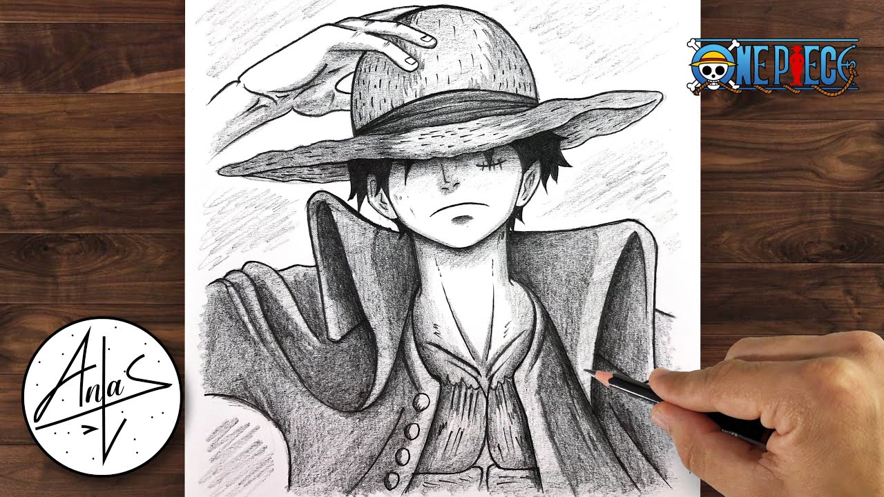 how to draw luffy