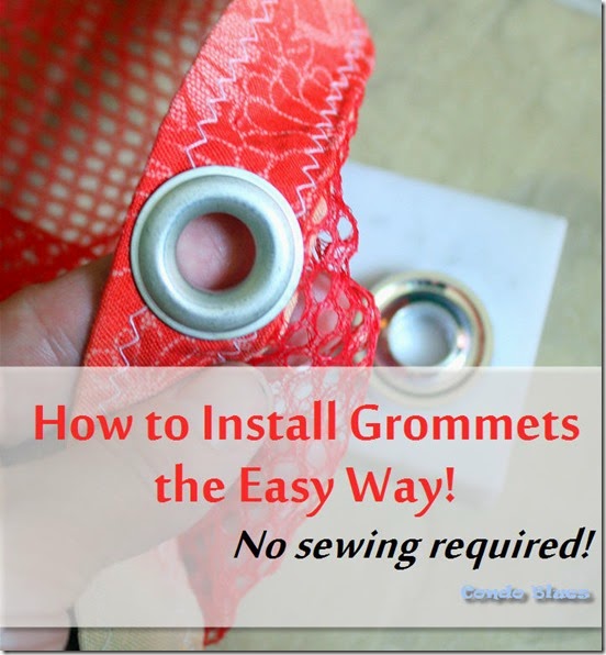 how do you put grommets in fabric