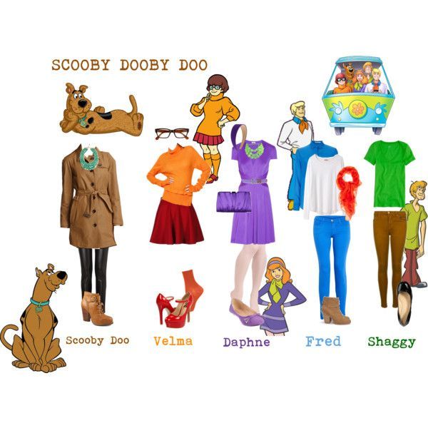 scooby doo characters outfits