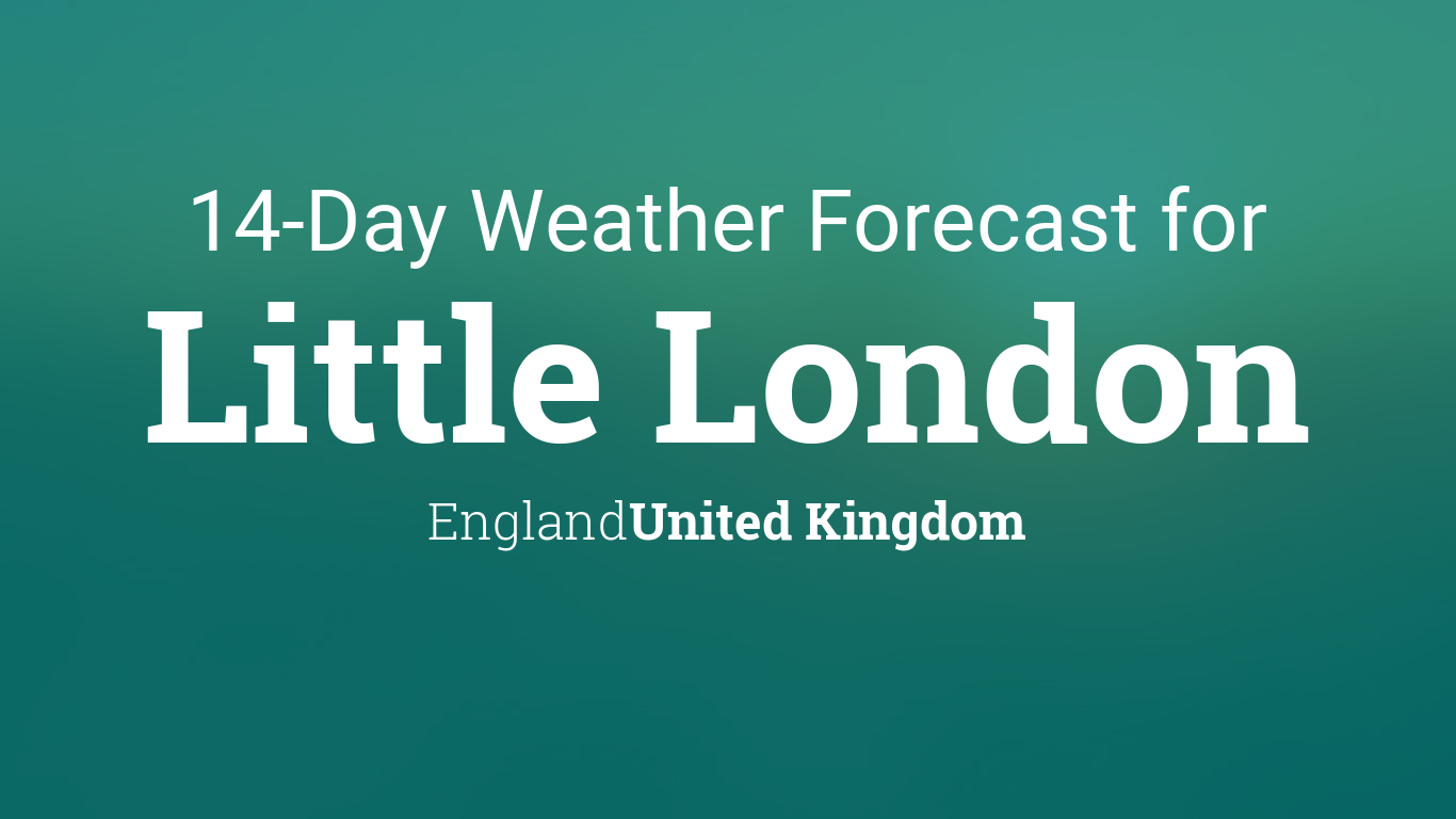 london england weather forecast 14 days