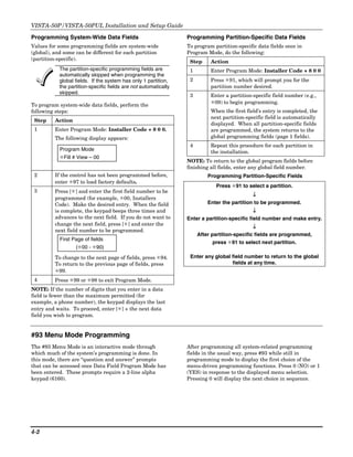 vista 50 programming manual