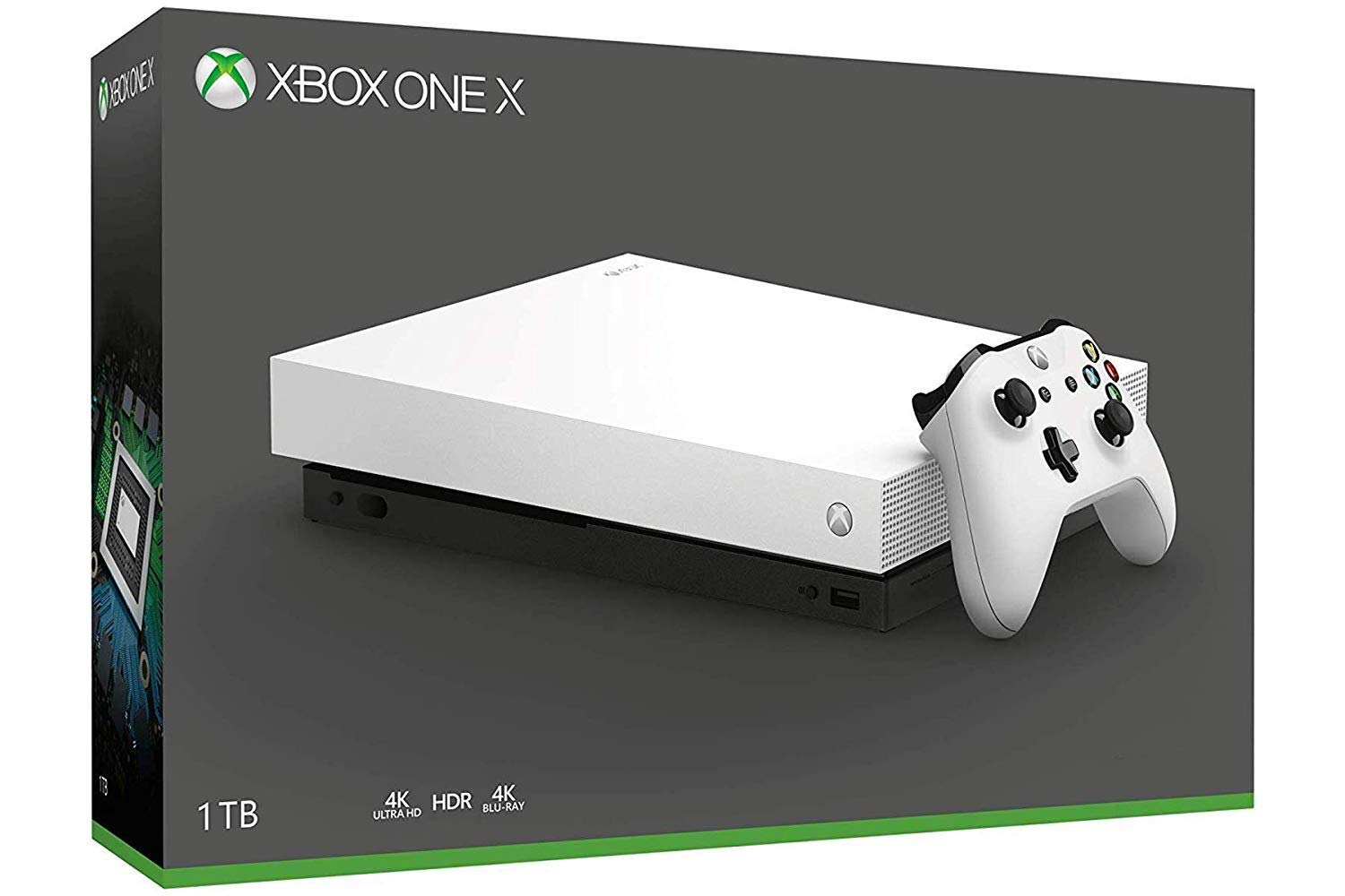 xbox one x in white