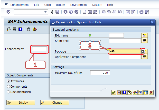 how to find user exit in sap