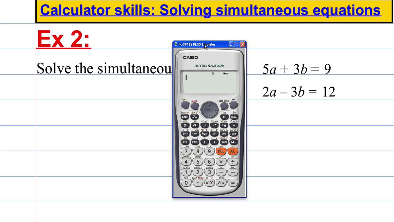 solve equation calculator