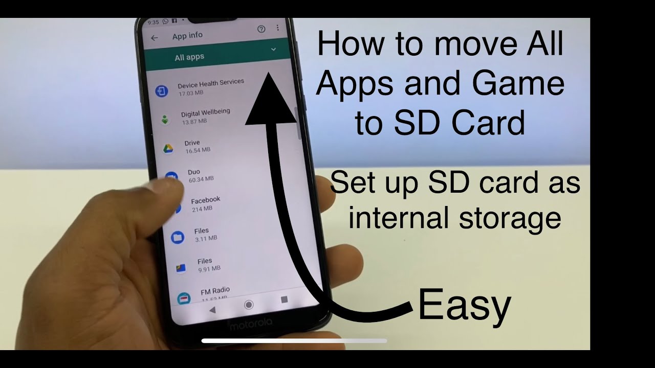 move an app to sd card android