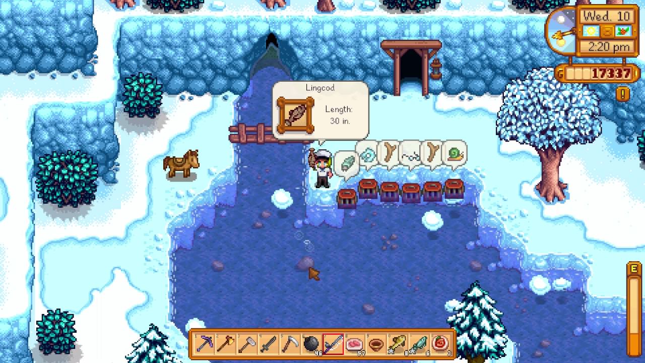 lingcod stardew valley