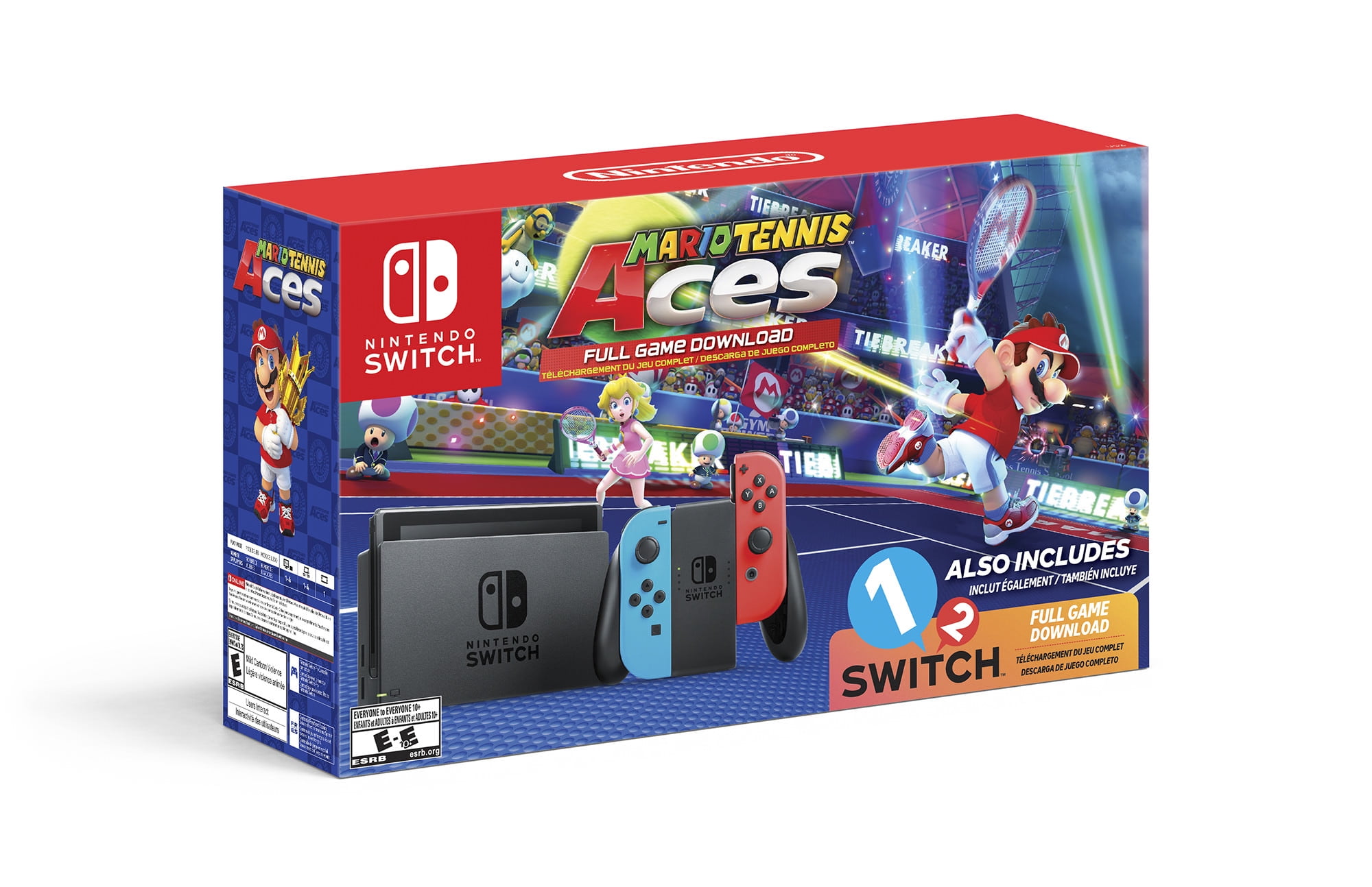 nintendo switch mario tennis aces bundle