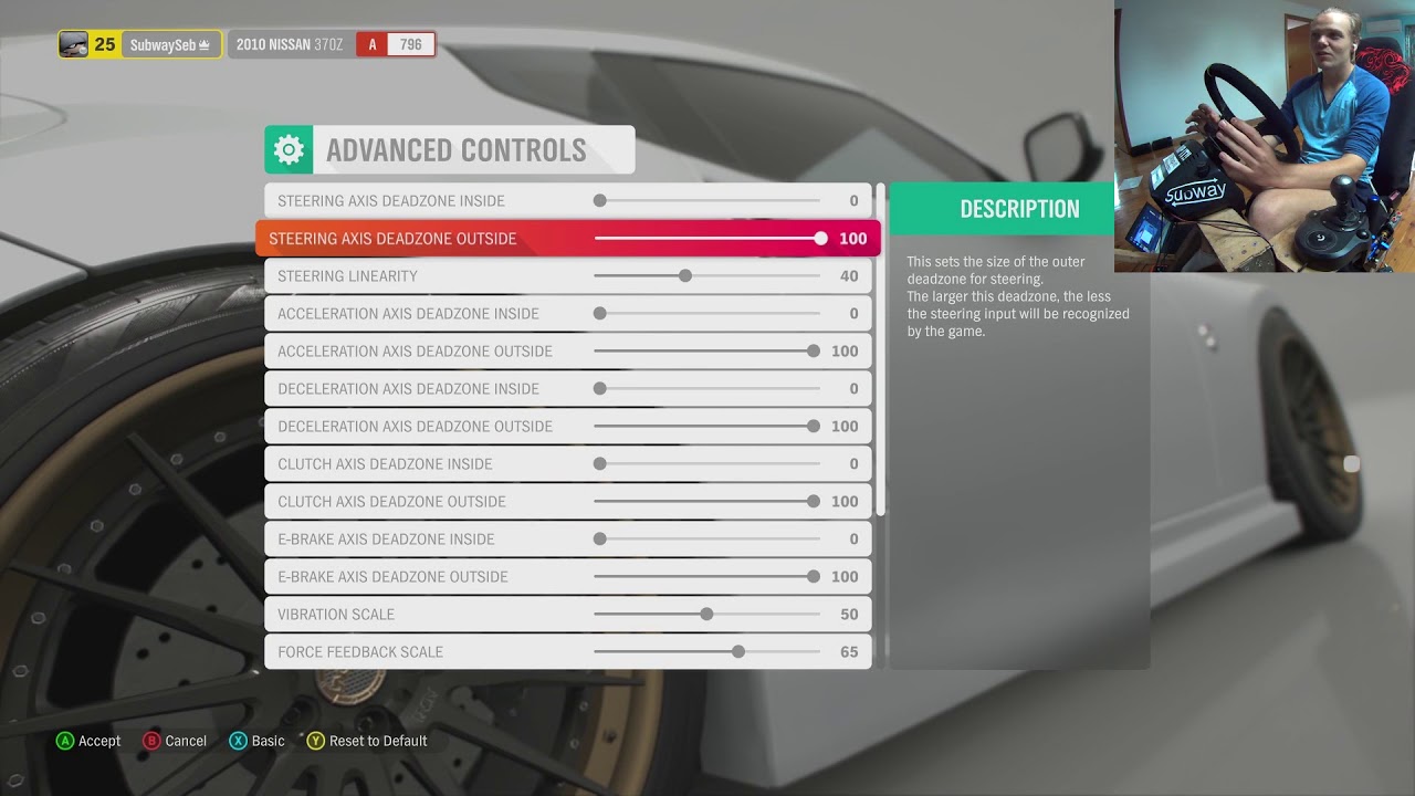 forza horizon 4 steering wheel setup xbox