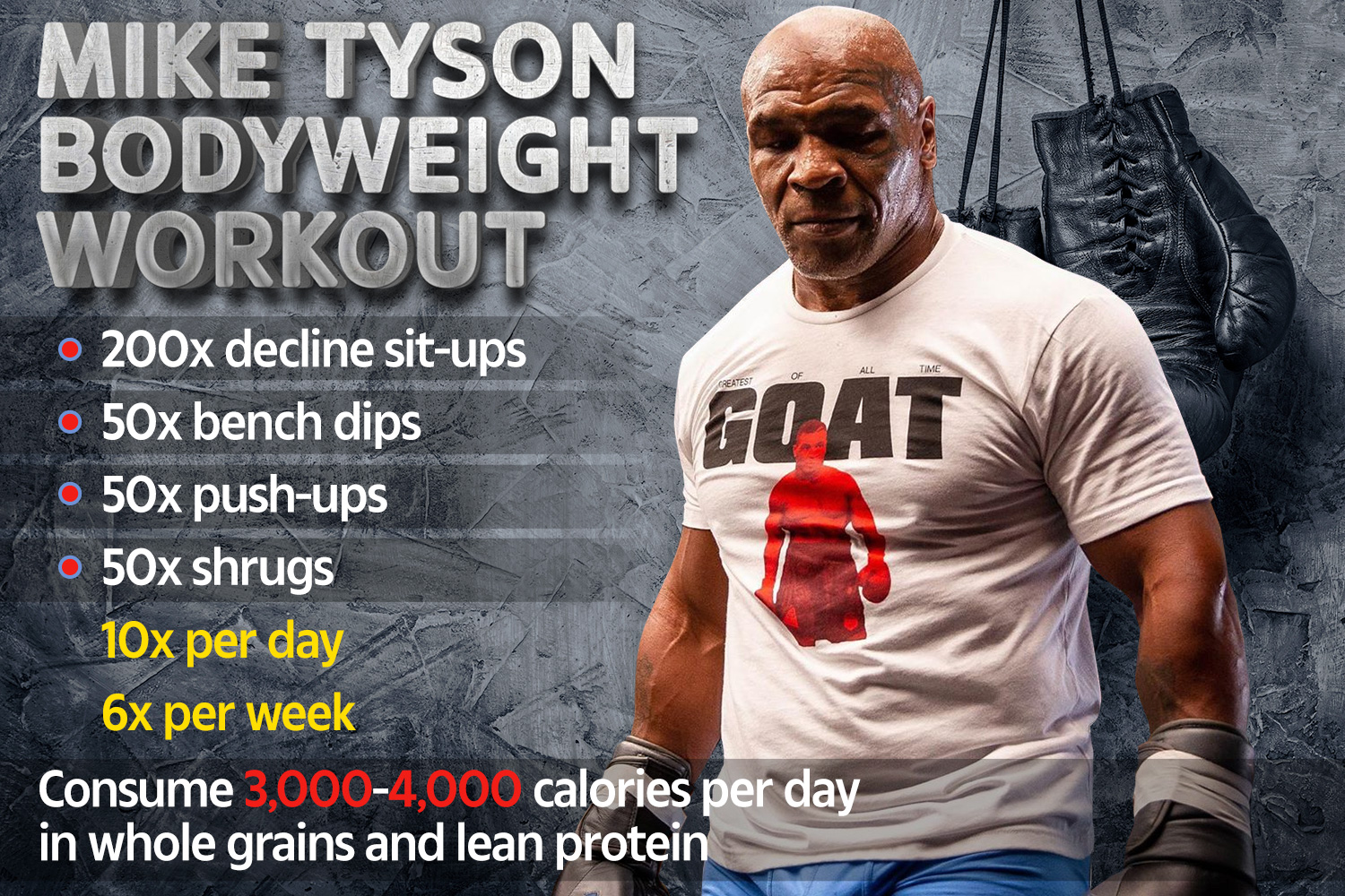 mike tyson push ups