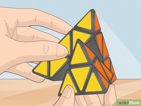 how to solve pyraminx