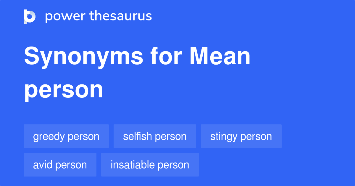 mean synonym