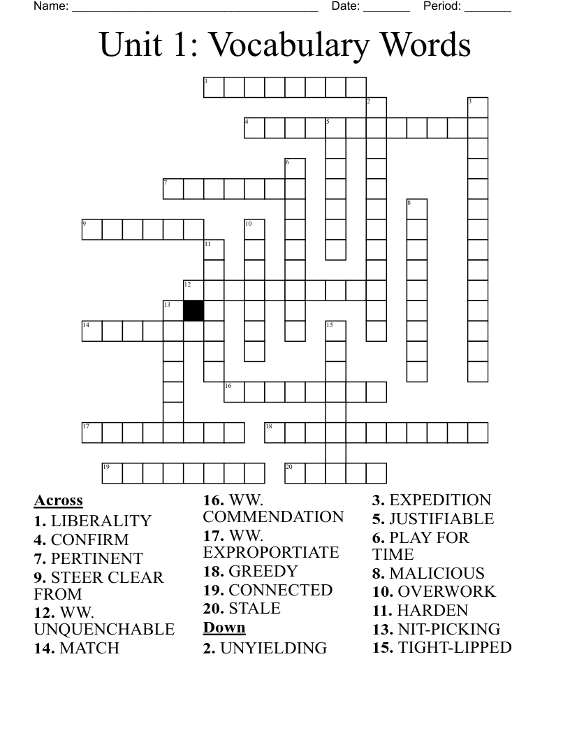 commendation crossword clue 6 letters