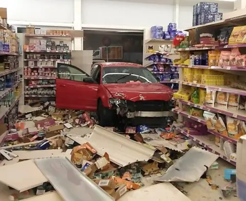 shelf car crash