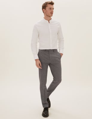 m&s slim fit trousers