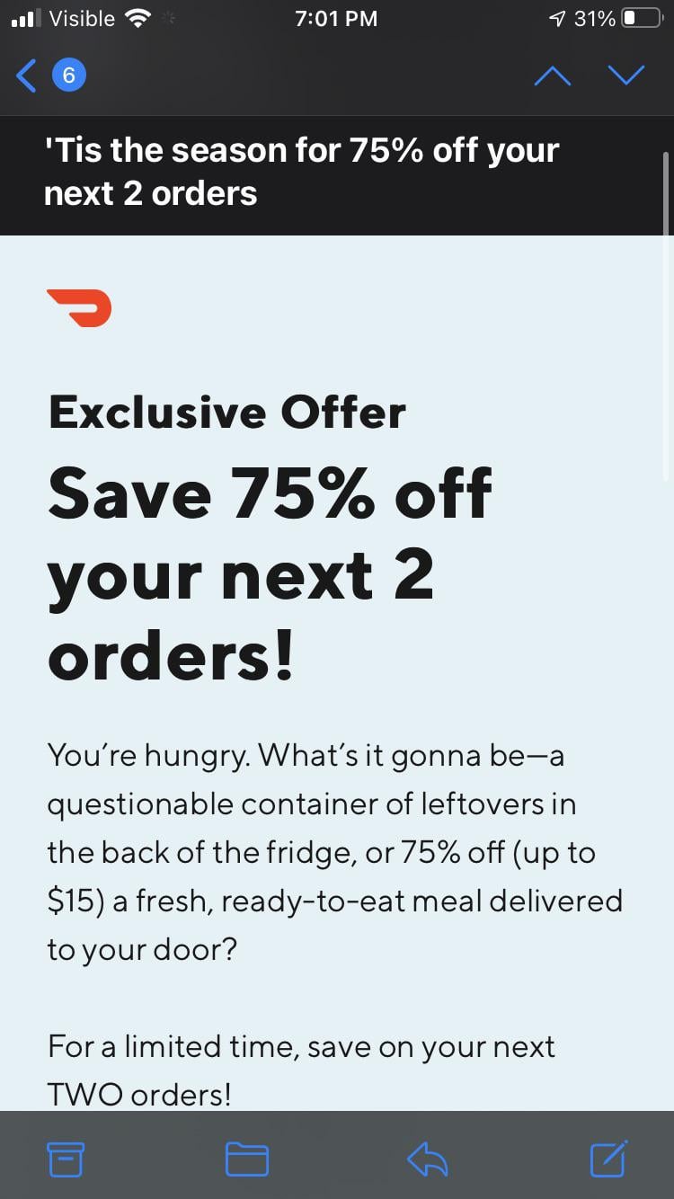 doordash voucher code