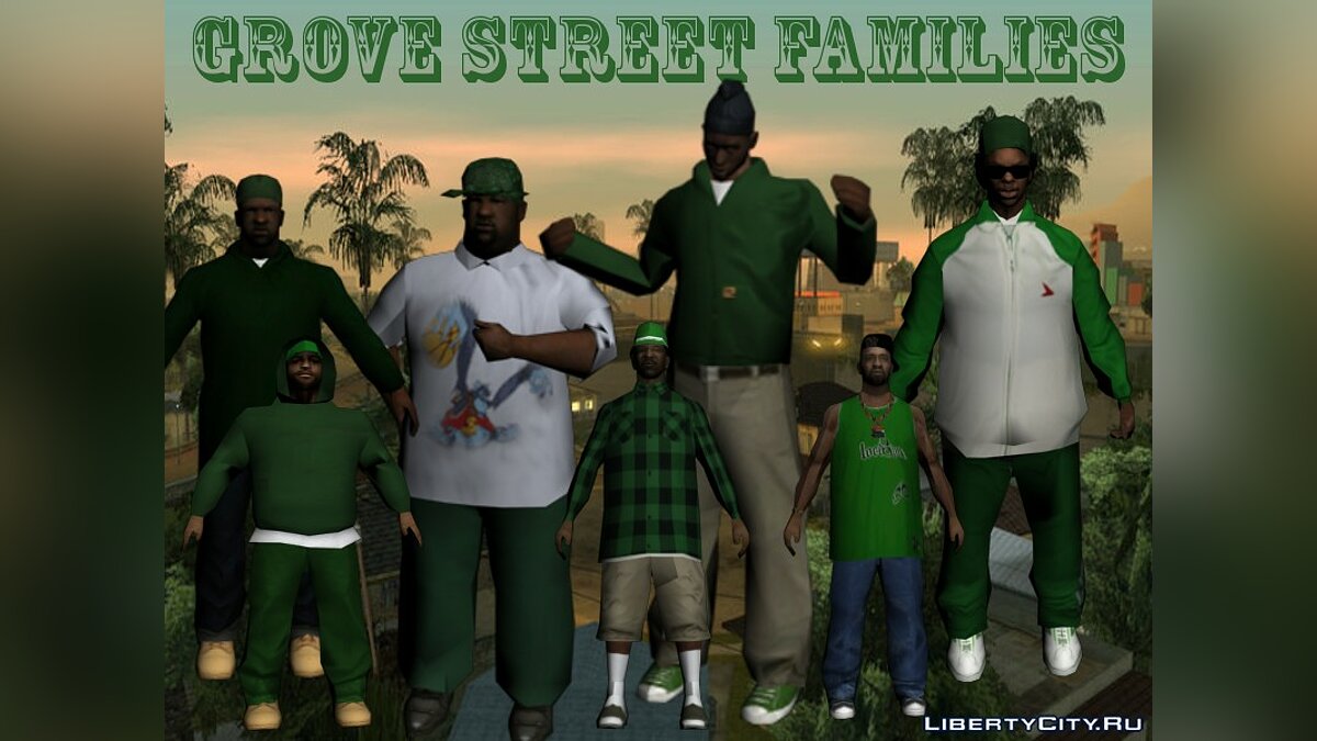 gta san andreas grove street families mod