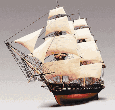 uss constitution model revell