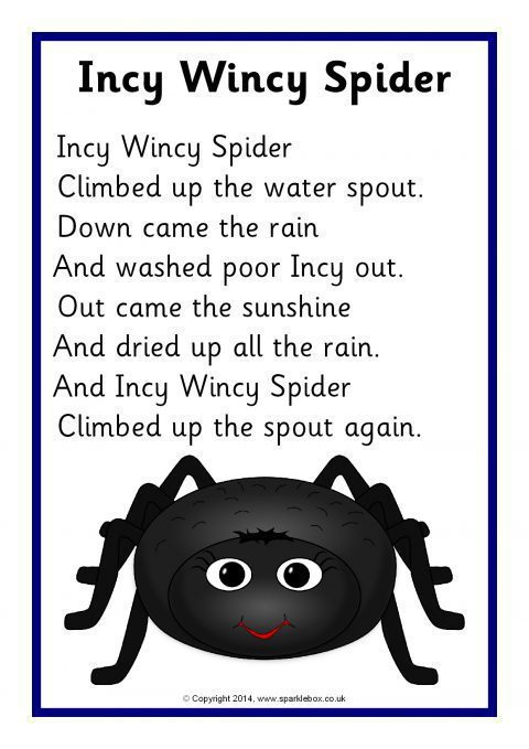 incy wincy spider song