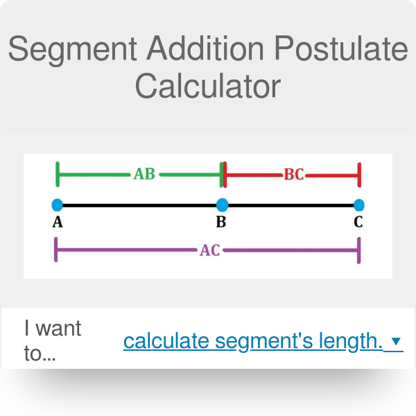 segment addition postulate calculator