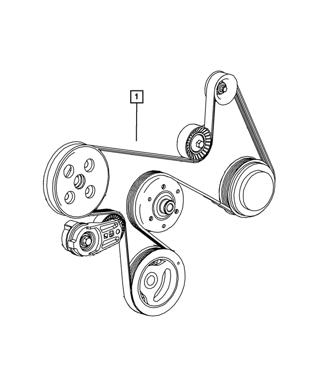 2011 jeep wrangler belt diagram