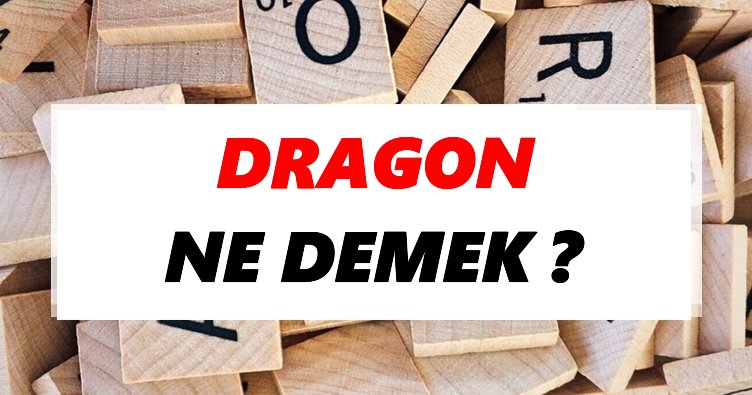 dragon tdk anlamı