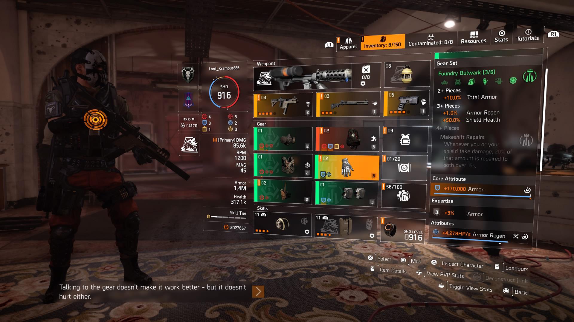 division 2 tank build