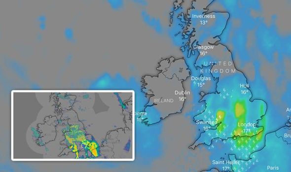 london england weather radar