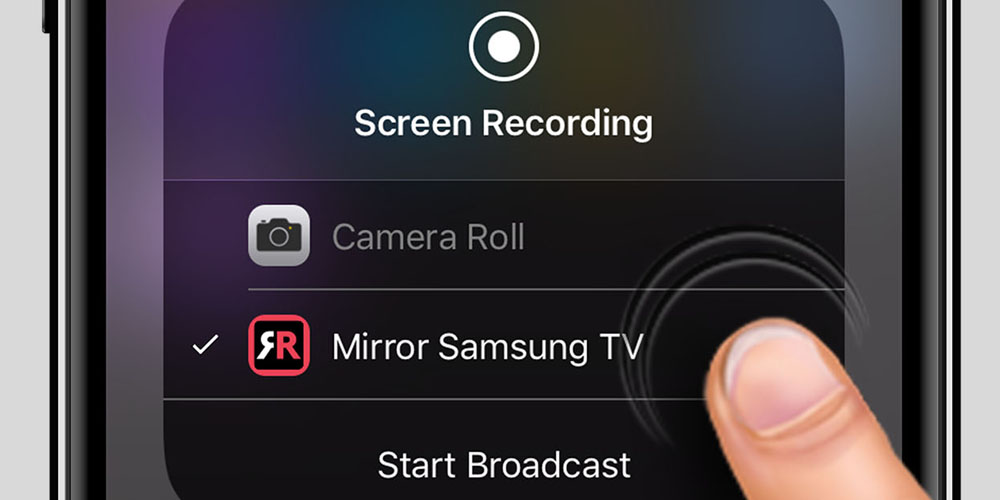 iphone screen mirroring to samsung tv