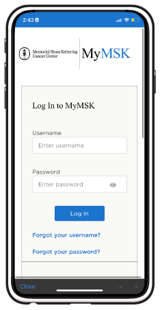 mymsk portal login