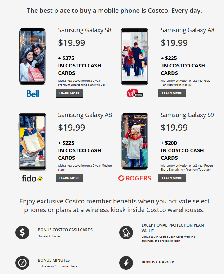 costco cell phone deals