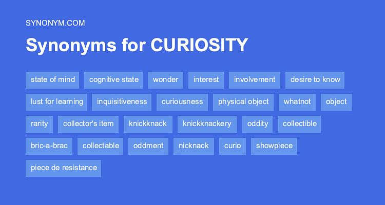 curiosities synonym