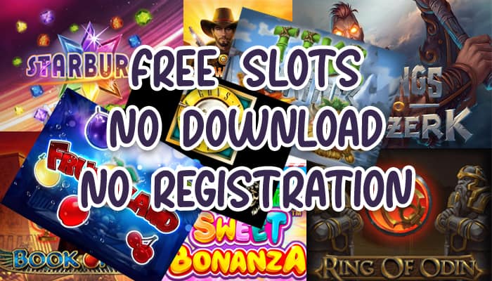 slot machines no download no registration