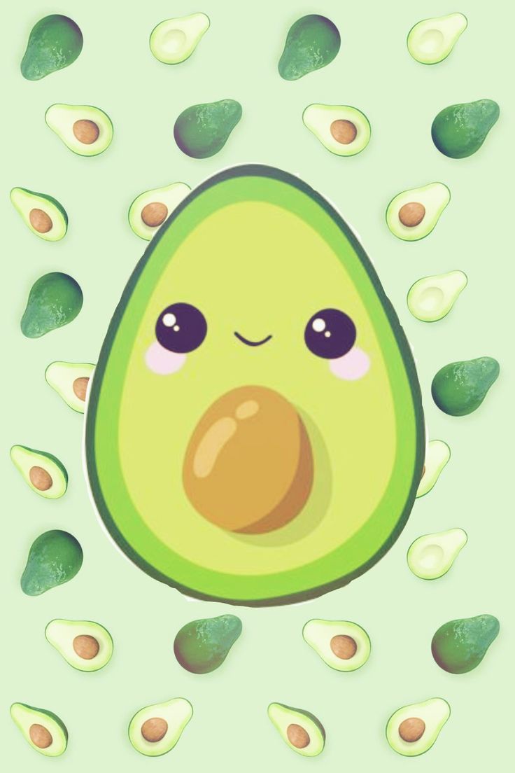 cute avocado wallpaper