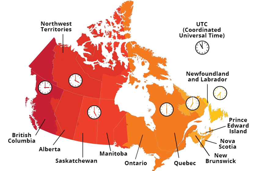 what the time zone in ontario canada