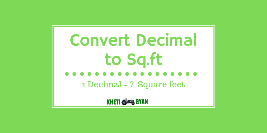 10 decimal in square feet