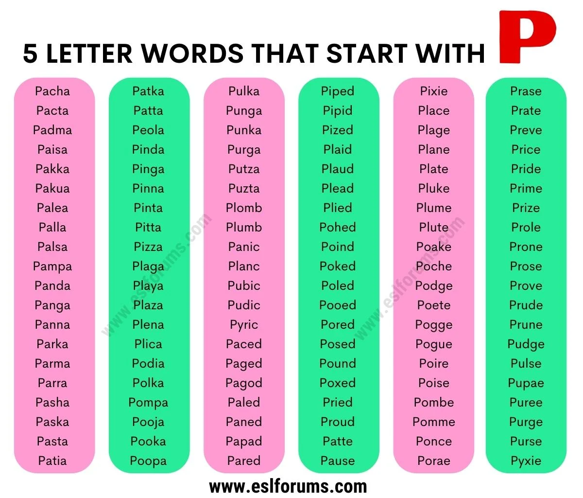 5 letter word starts with pol