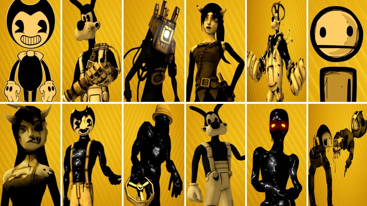 bendy and the ink machine characters