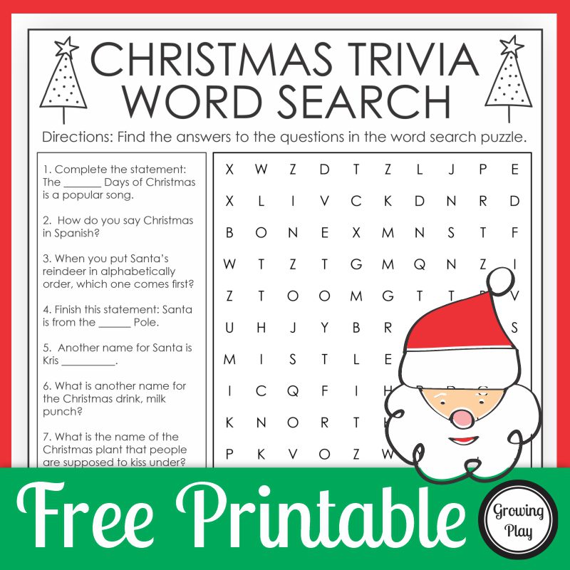 christmas quizzes free printable