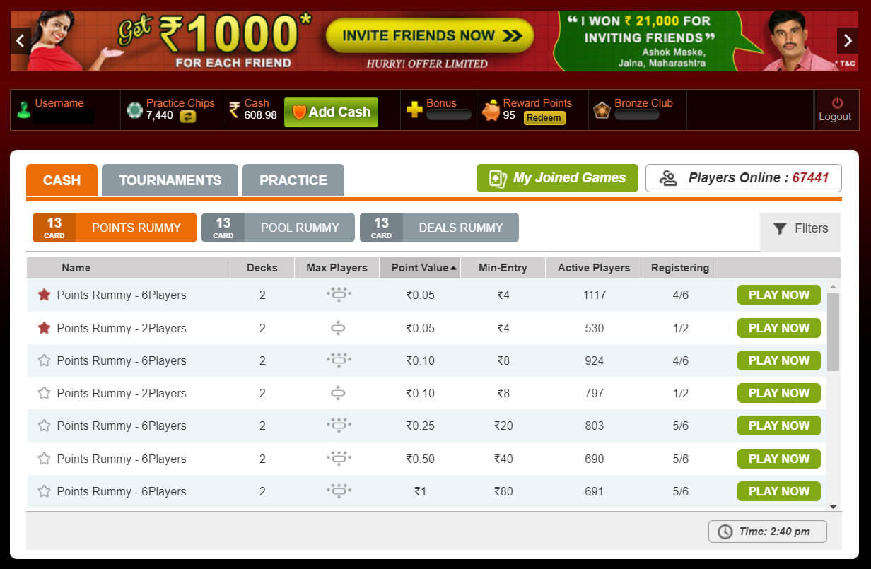 my rummy online