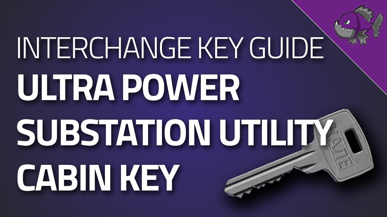 power substation utility cabin key