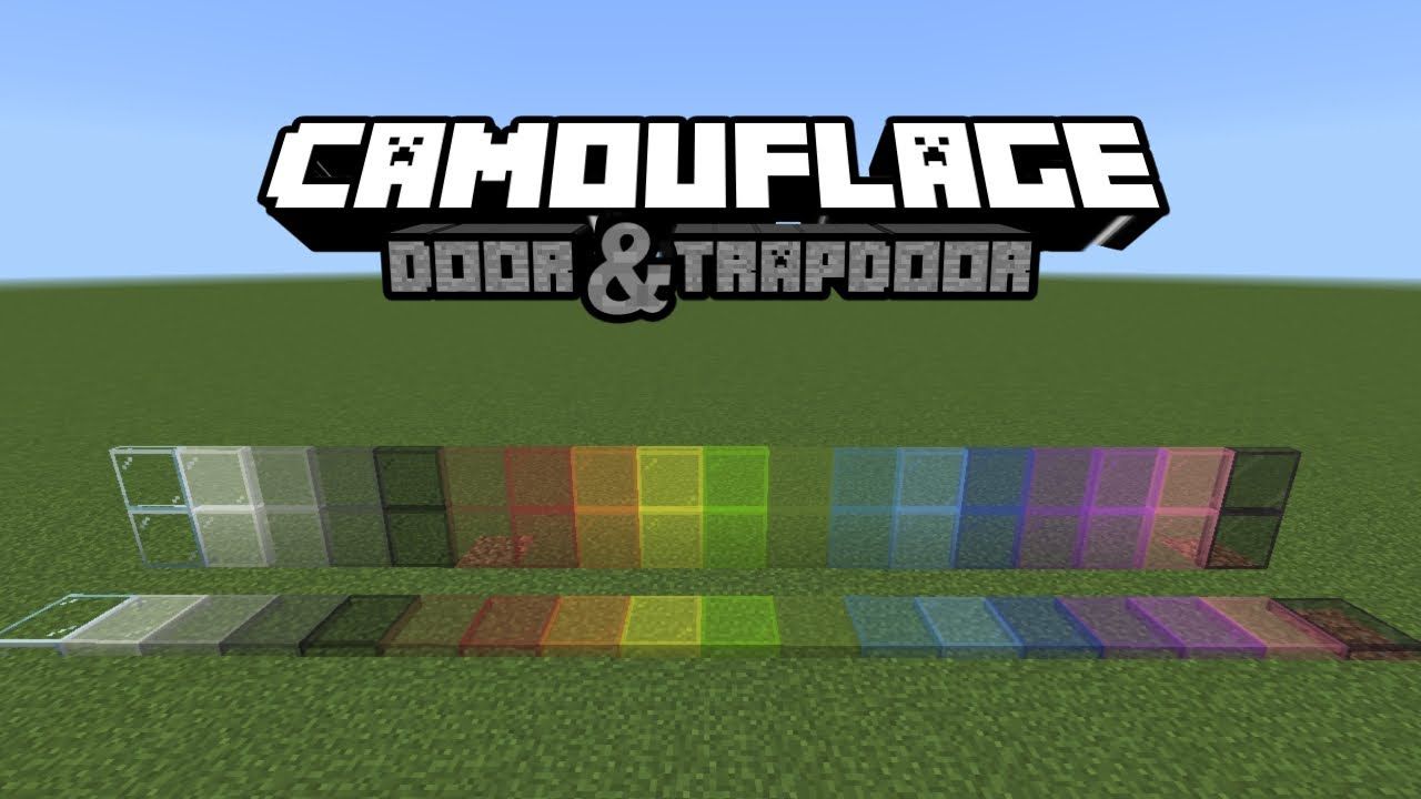 camouflage door resource pack